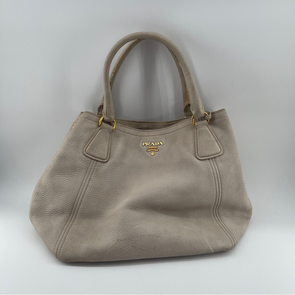 PRADA Vitello Daino Tote Bag